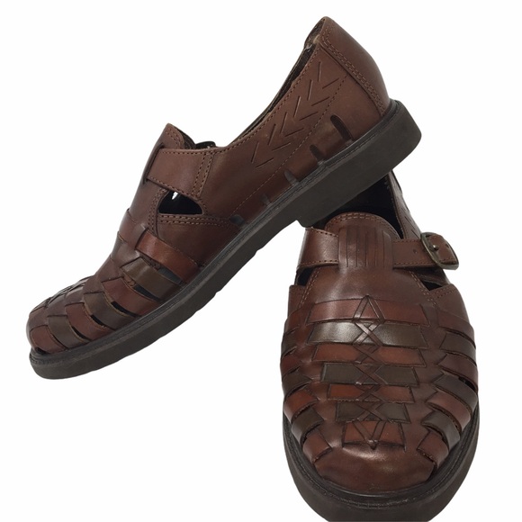 stacy adams leather sandals